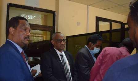 زيارة مفاجئة لوكيل العدل المكلف لادارة  التسجيلات التجارية