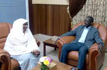 مساعد الرئيس يلتقي وزيرة الدولة بالعدل 