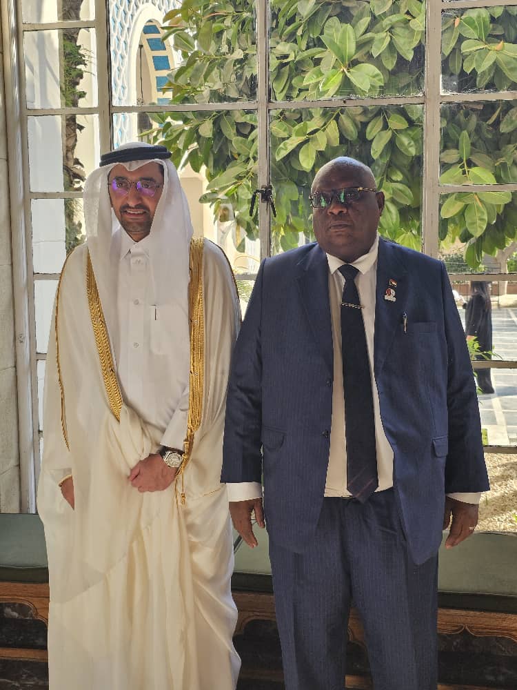 وزير العدل يلتقي  وزير العدل القطري