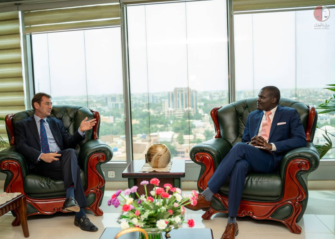 اجتماع وزير العدل مع سفير الاتحاد الأوروبي