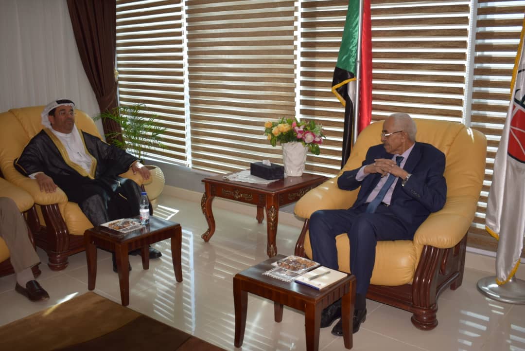 سالم يلتقي رئيس الهيئة العربية للإستثمار الزراعي