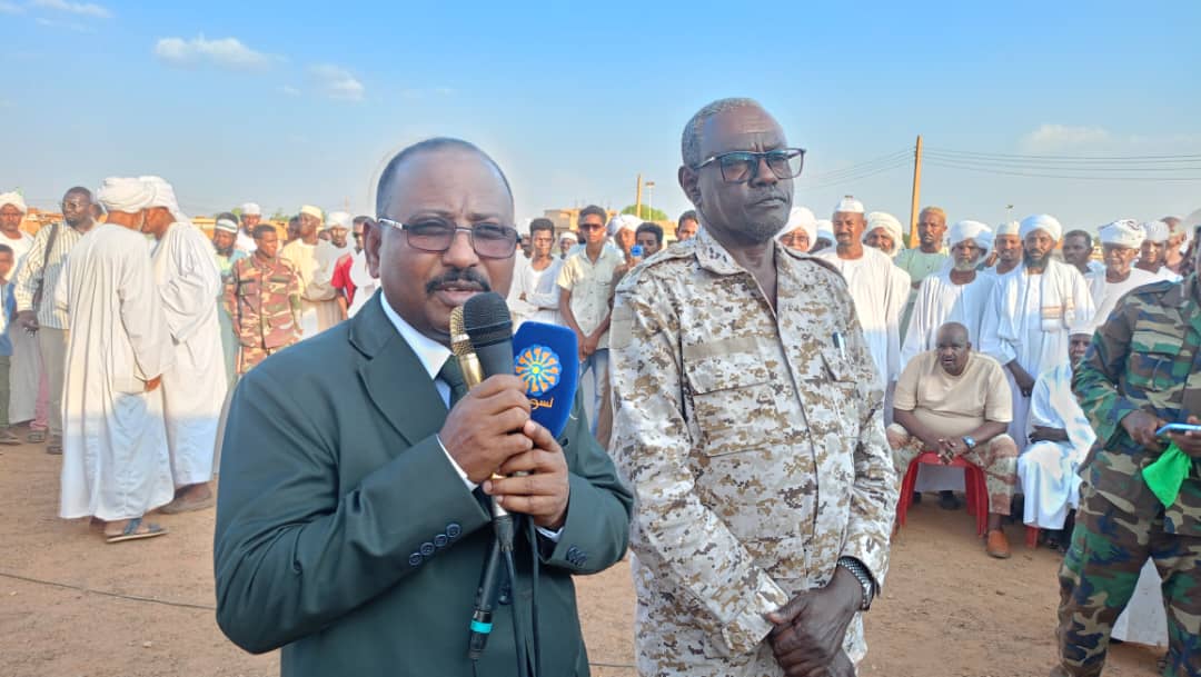 ووزير العدل والي الخرطوم يشاركان في تأبين ناظر قبيلة المجانين وقياداتها